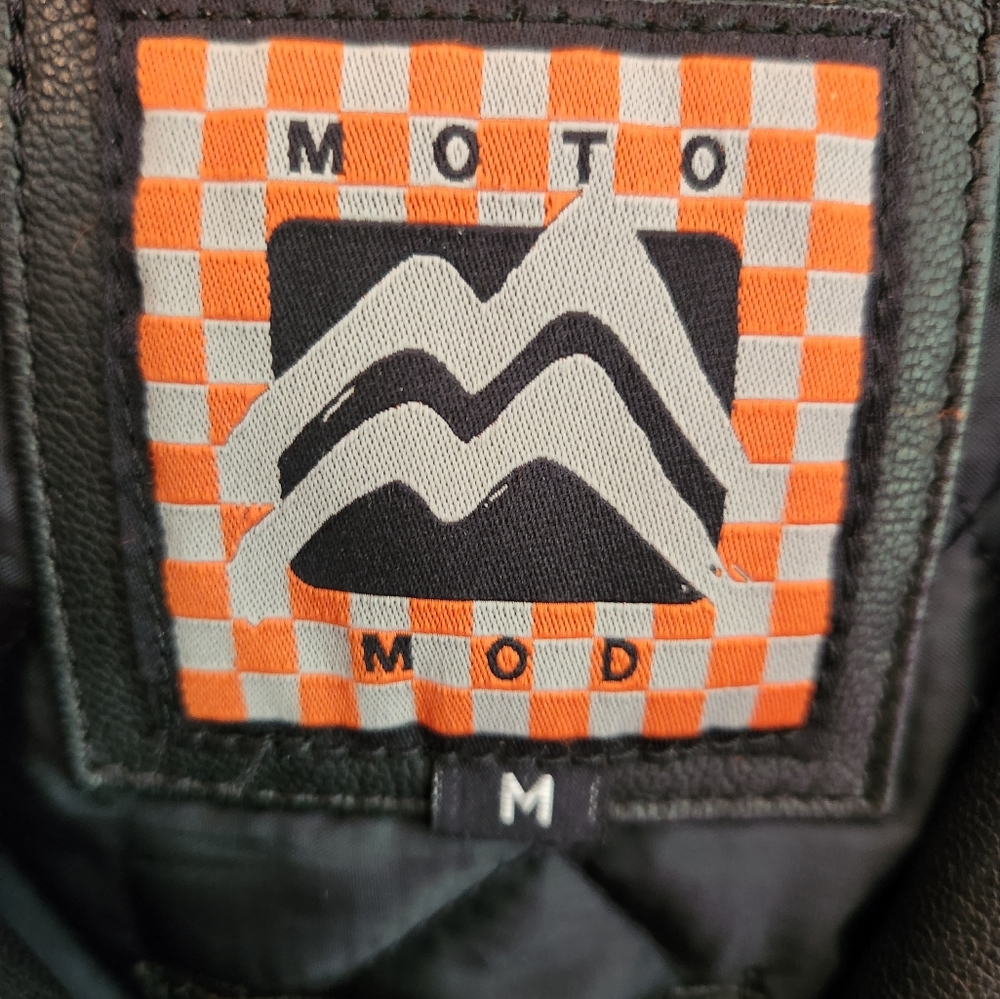 LeatherJacket, Moto Mod, Black,  Size M, full removable lining - Picture 3 of 5